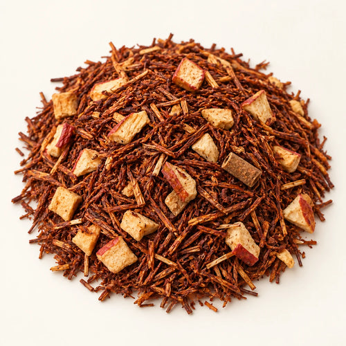 Apple Cider Rooibos Tea — 3 oz on a warm ivory studio background