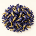 Butterfly Pea Tea — 20g on a warm ivory studio background