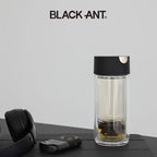 Double-Wall Glass Tea Infuser Bottle