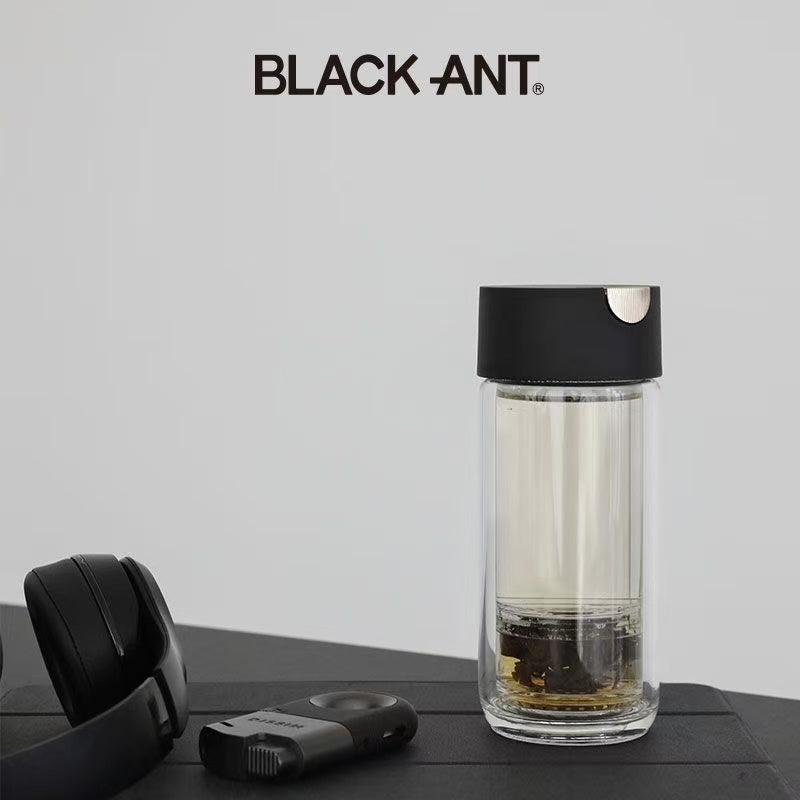 Double-Wall Glass Tea Infuser Bottle