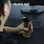 Double-Wall Glass Tea Infuser Bottle