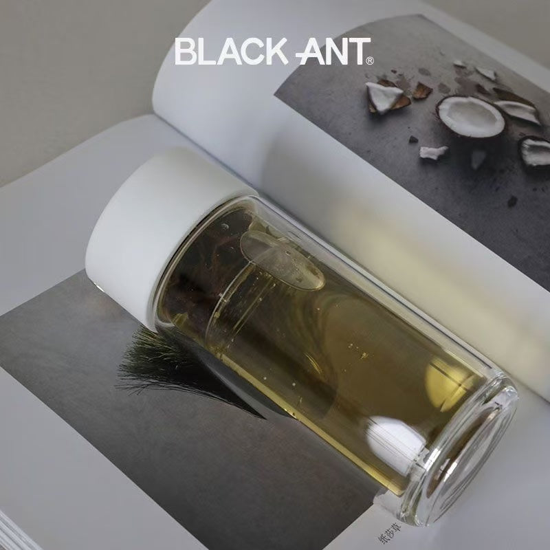 Double-Wall Glass Tea Infuser Bottle