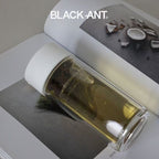 Double-Wall Glass Tea Infuser Bottle