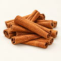 Cinnamon Sticks — 50g on a warm ivory studio background
