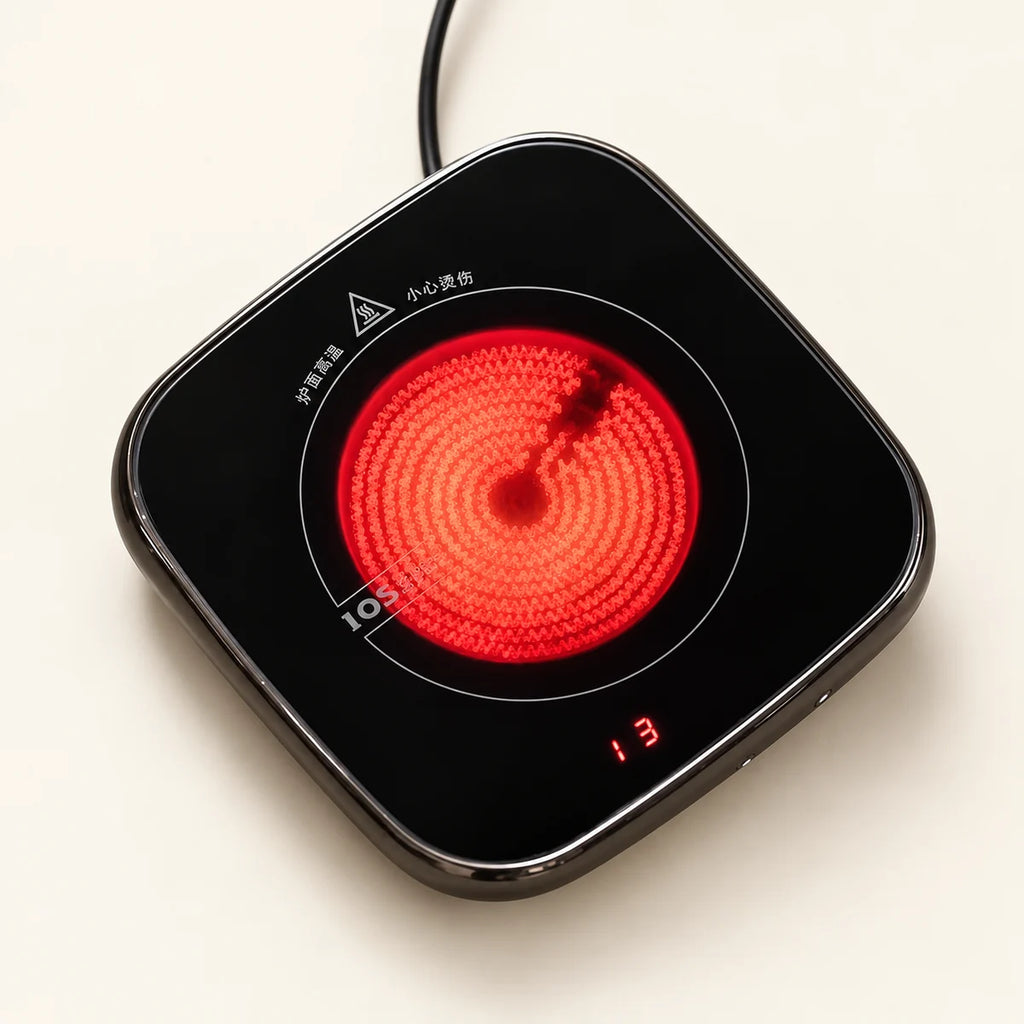 Electric Tea Stove — 1300W, 220V on a warm ivory studio background