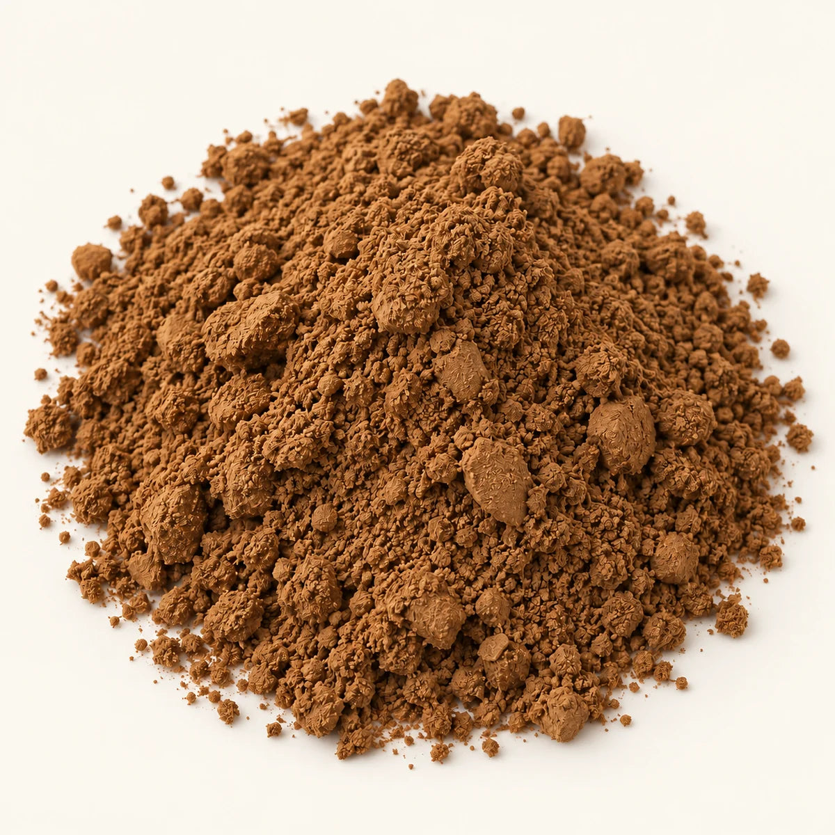 Hojicha Roasted Tea Powder — 3 oz on a warm ivory studio background