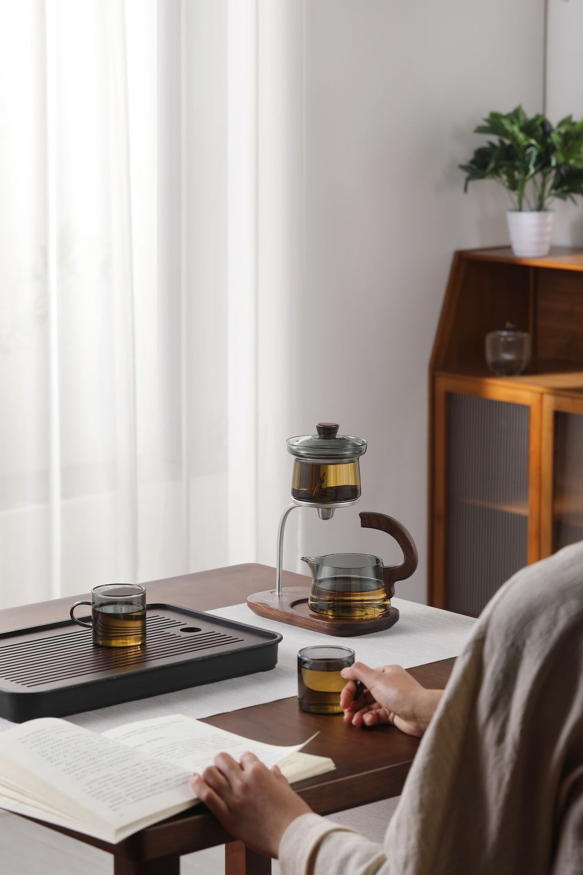 Glass Gongfu Infuser Teapot