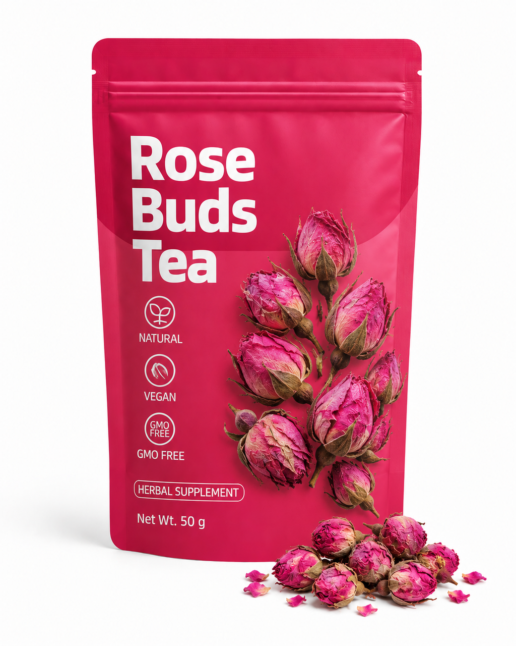 Dried Rose Buds — 50g