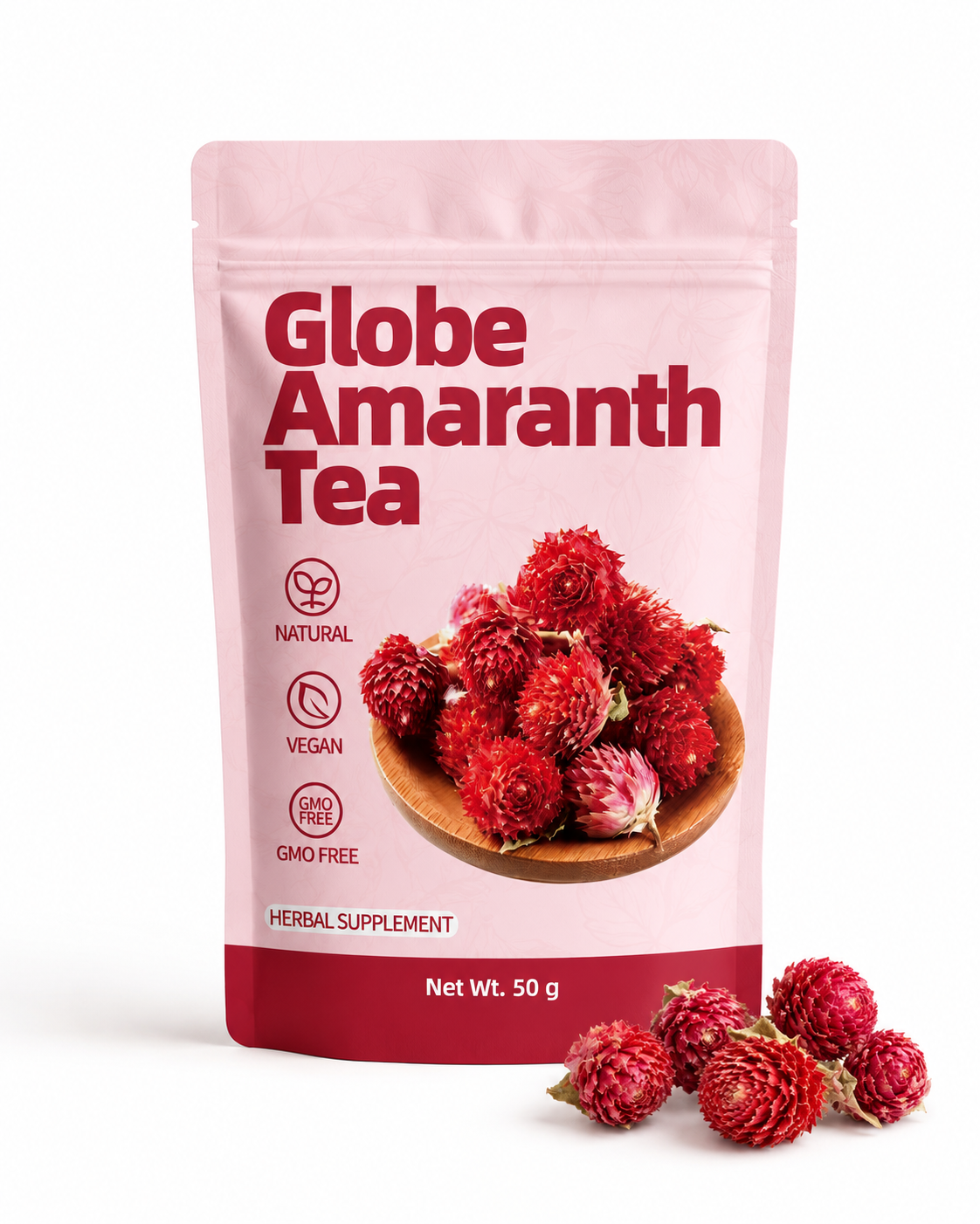 Dried Amaranth Flowers — 50g
