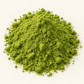Matcha Green Tea Powder — 1 oz on a warm ivory studio background