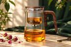 Lunel Glass Teapot — Shannam rose tea table