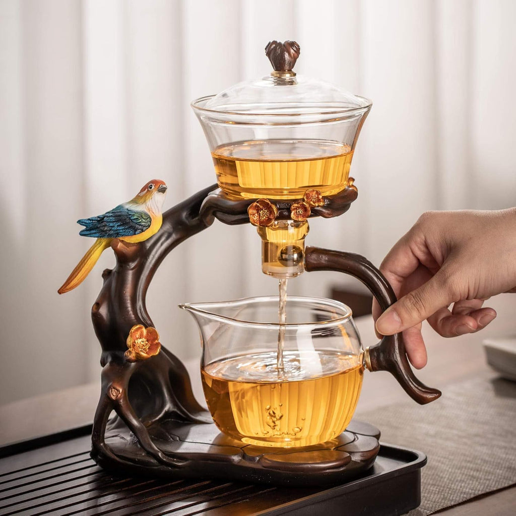 Bird Glass Teapot