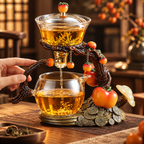 Autumn Glass Teapot
