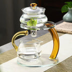 Semi-Automatic Glass Gongfu Tea Set