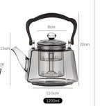 Octagonal Glass Tea Kettle
