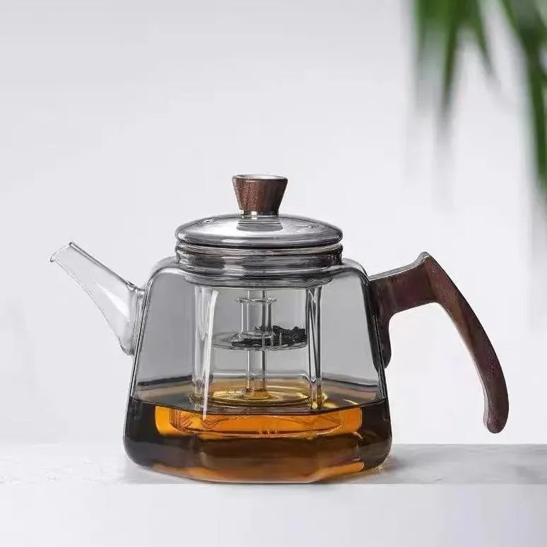 Heat-Resistant Glass Tea Kettle