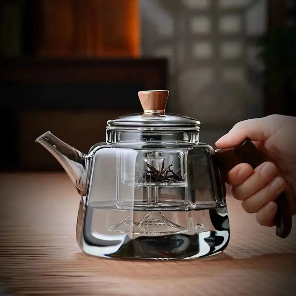 Heat-Resistant Glass Tea Kettle
