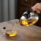 Glass Teapot Set — 600ml, 2 Cups