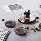 Glass Teapot Set — 600ml, 2 Cups