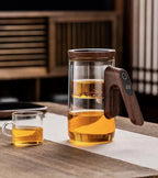 Semi-Automatic Glass Tea Brewing Set