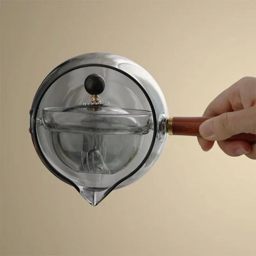 360° Rotating Glass Teapot