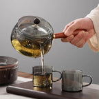 360° Rotating Glass Teapot