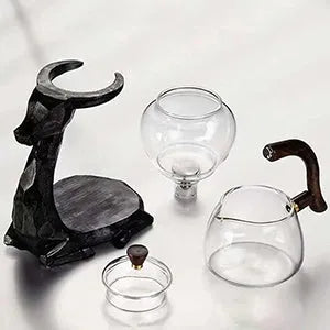 Black Elk Glass Tea Set