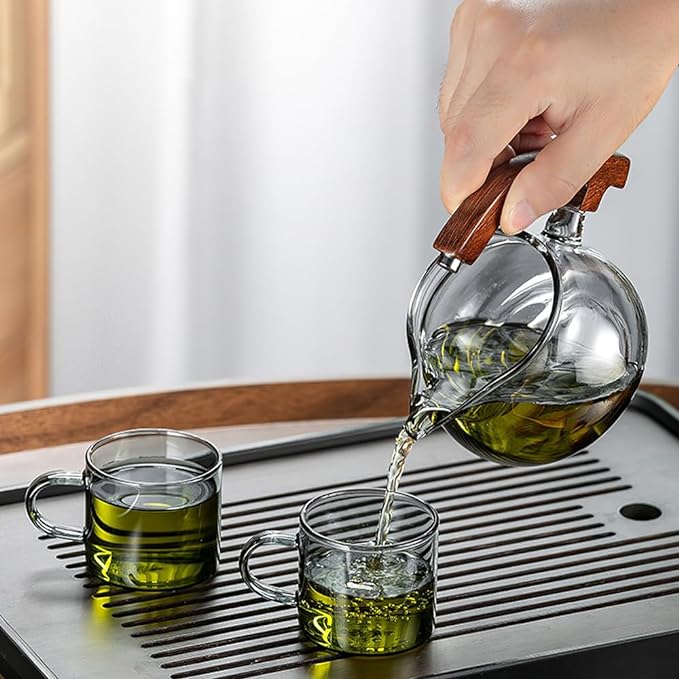 Magnetic Glass Gongfu Tea Set — 300ml