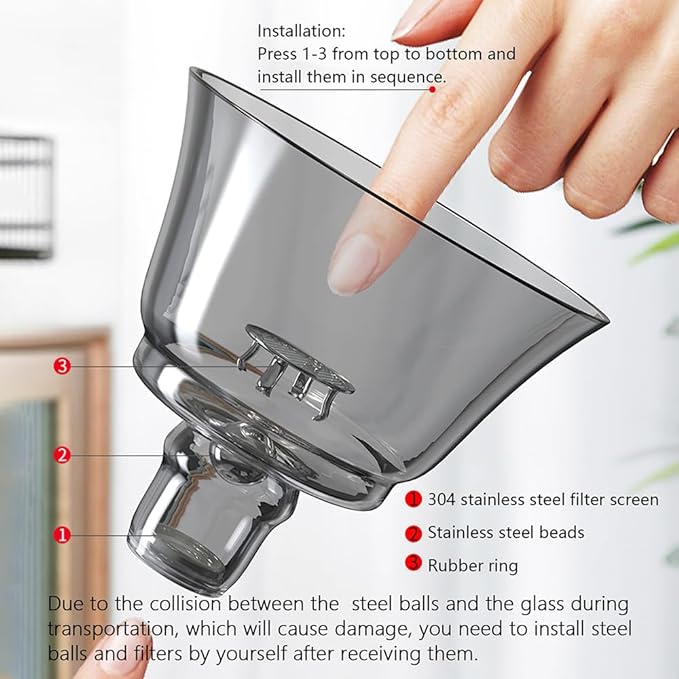 Magnetic Glass Gongfu Tea Set — 300ml