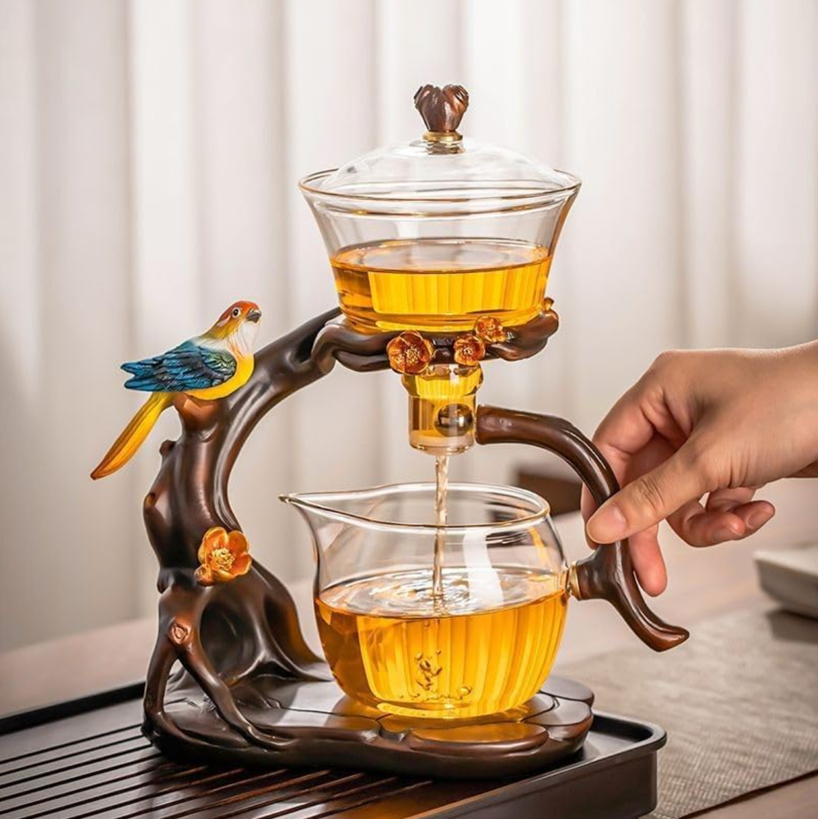 Bird Glass Gongfu Tea Set