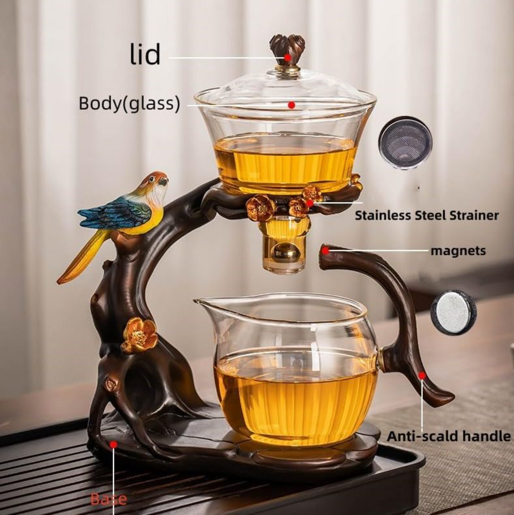 Bird Glass Gongfu Tea Set