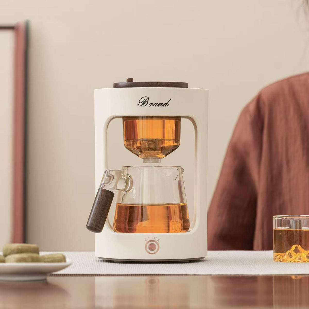 Automatic Glass Tea Maker with Keep-Warm